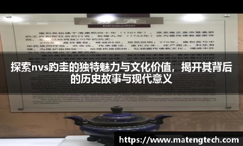 探索nvs趵圭的独特魅力与文化价值，揭开其背后的历史故事与现代意义